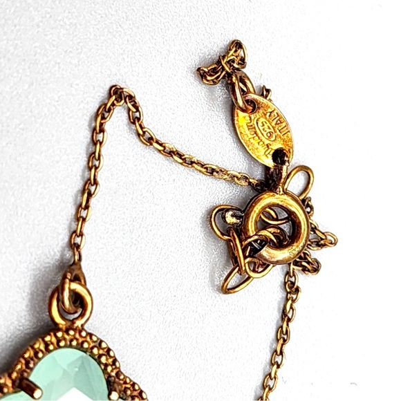 Vintage Italian Sterling 925 Gemstone Crystal Art Deco Style Delicate Bracelet - Picture 2 of 6